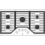 GE Profile Series 36" Built-In Gas Cooktop PGP7036DLBB - Image 2