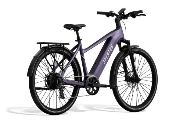 03_Level.3_Matte-Aurora_Rear-pers_1-bike Aventon Level 3 Commuter Ebike - Image 5
