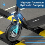 Hiboy X300 Electric Scooter, 700W Peak Motor, 12" Pneumatic Tires, 23 Mph & 38 Miles Range, Folding Commuter Electric Scooter for Adults - Image 4