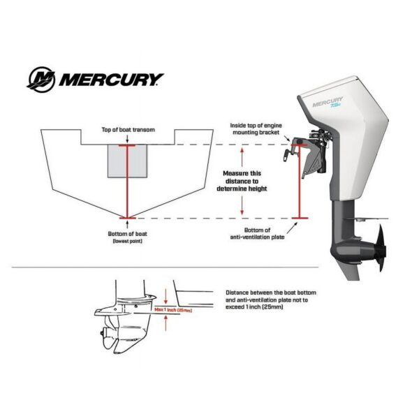 1027 Mercury Avator 7.5e Tiller Electric Outboard Motor Kit - Image 2