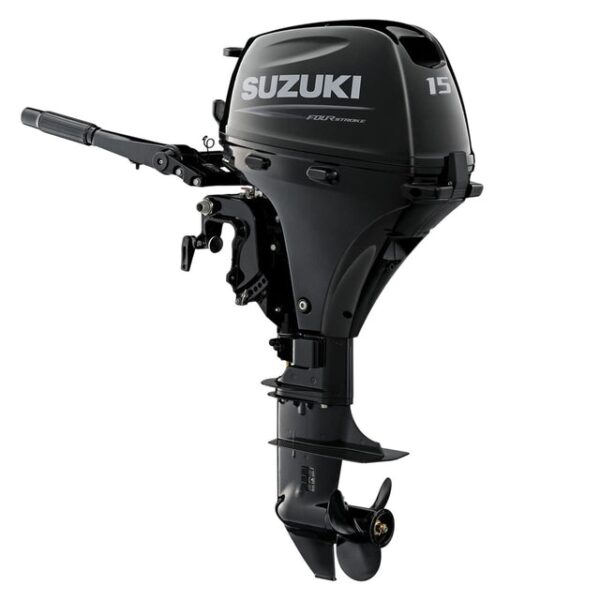 1045 Suzuki 15 HP Outboard Motor DF15AS5 - Image 1