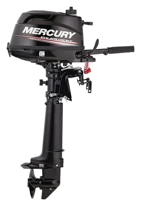 1113 Mercury 5hp Tiller FourStroke Outboard Motor - 15" Shaft, Manual Tilt/Trim, Manual Start - Image 2