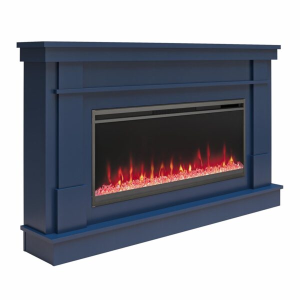 126 Novogratz Waverly Wide Mantel Electric Fireplace - Image 2