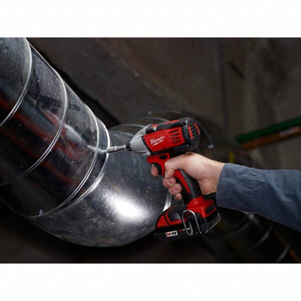 12E733_7 MILWAUKEE Cordless Tool Combination Kit: 4 Tools, 18 V DC Volt, Battery Included, M18™, M18™, 2PYZ8 - Image 5