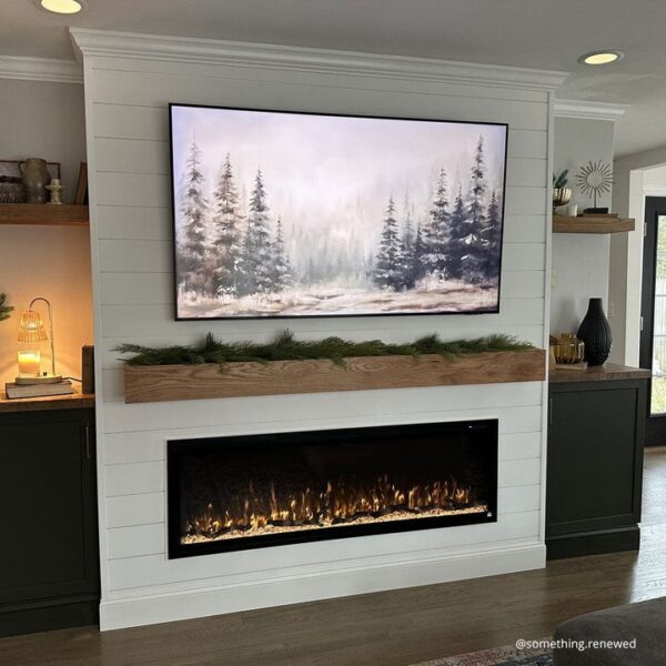 133 Touchstone Sideline Elite Smart 60" WiFi-Enabled Recessed Electric Fireplace - Image 3