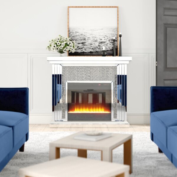 138 Willa Arlo Interiors Speer Electric Fireplace - Image 2