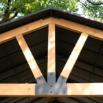 JOYSIDE 15 ft. x 13 ft. Solid Cedar Wood Outdoor Patio Hardtop Gazebo - Image 3