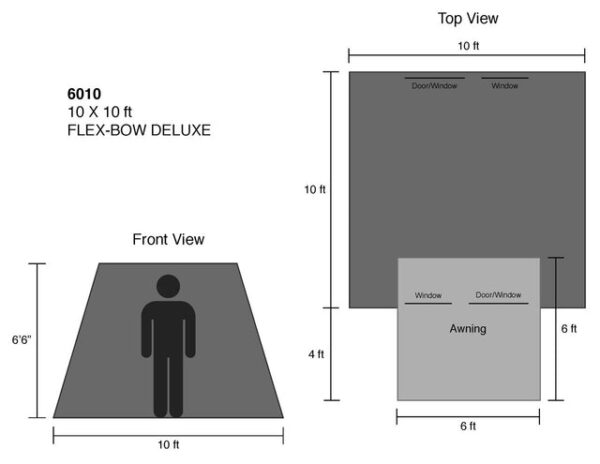 192 Kodiak Canvas Deluxe Flex-Bow Canvas Tent - Image 2