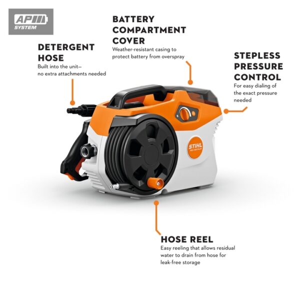 23af1db3-694d-4594-a57e-55c7e17a1876 STIHL REA 100 PLUS Electric Pressure Washer - Image 3