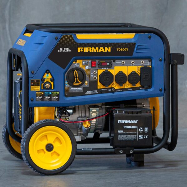 2425c85e-7978-4a0d-b12d-914bad163454 Generator 8000W/ 10,000W Tri Fuel Electric Start 120V/240V with Wheel Kit - Image 1