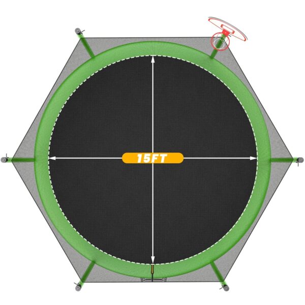 248 JumpFlex HERO 15ft Trampoline - Image 1