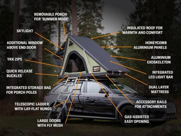 260 TentBox Cargo 2.0 Roof Top Tent - Image 6