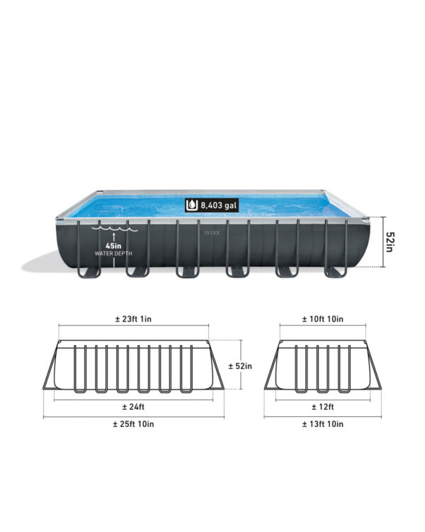 26363_67EH_B07_measure_size-2000x2500-9ccac2e__94932 Intex Ultra Frame Rectangular Above Ground Swimming Pool Set - Image 5