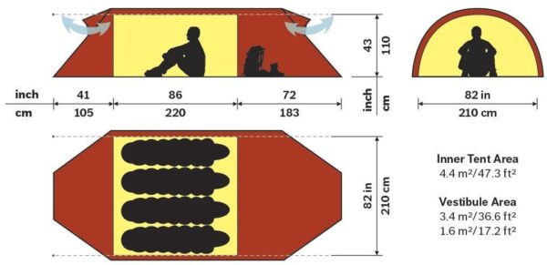 274 Hilleberg Keron 4 Tent - Image 4