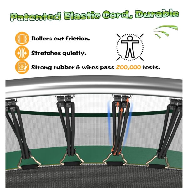 279 SkyBound 6ft outdoor Trampoline without springs, toddler springless trampoline with net for Kids and Adults, springless Trampoline with Enclosure for Backyard Indoor and Outdoor - Image 5