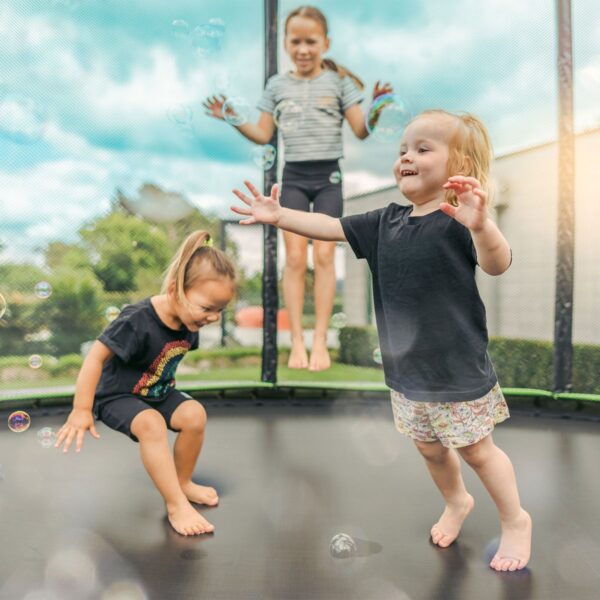 284 JumpFlex Hero Round Outdoor Backyard Trampoline - Image 5