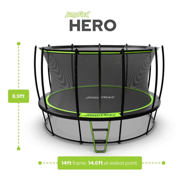 290 JumpFlex HERO 14ft Round Trampoline - Image 2