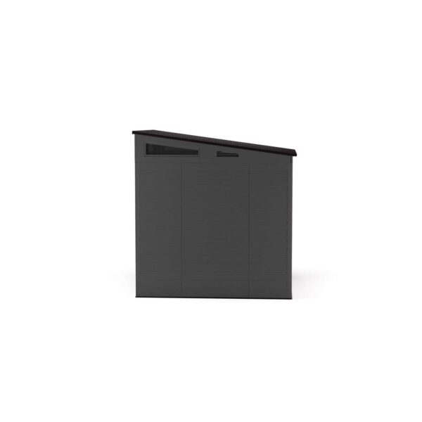 316cf10e-2675-4177-b8ec-11574543f395 Suncast Modernist 7 ft. x 7 ft. Resin Vertical Pent Storage Shed with Floor Kit - Image 6