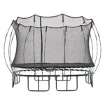 Springfree Kids 11 ft. Outdoor Large Square Trampoline with Enclosure