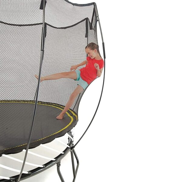 321 Springfree Kids 11 ft. Outdoor Large Square Trampoline with Enclosure - Image 4