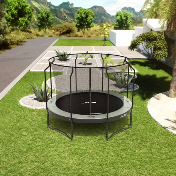 336 Acon Air 12ft Round Trampoline with Premium Net and Ladder - Image 5