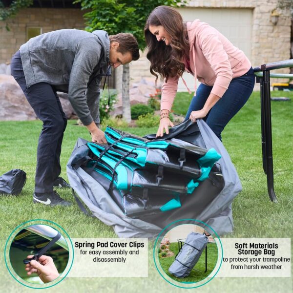 341 Skywalker Trampolines Rectangle Trampoline with Enclosure - Image 3