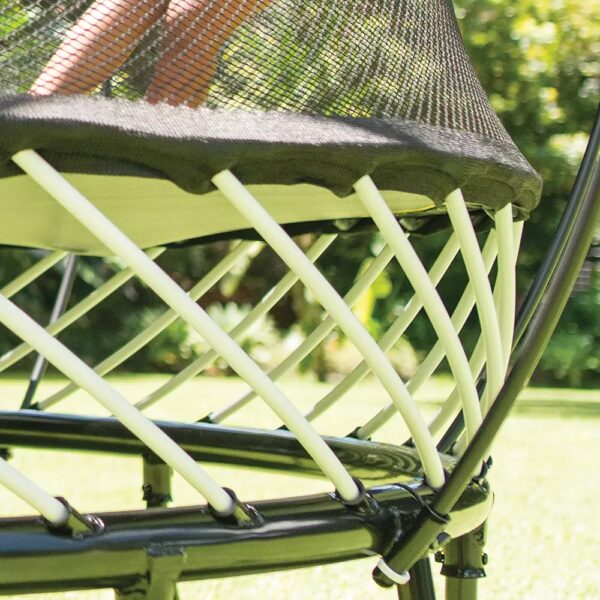 345 Springfree Trampoline 8' Compact Round Trampoline with Safety Enclosure - Image 3