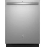 GE - 24" Top Control Built-In Hybrid Tub Dishwasher with Dry Boost - Stainless Steel