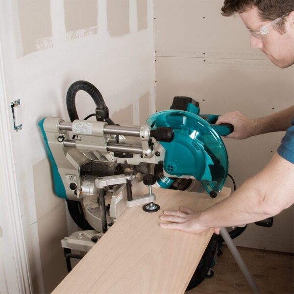 38 Makita LS1019L Dual-Bevel Sliding Compound Miter Saw with Laser - Image 7