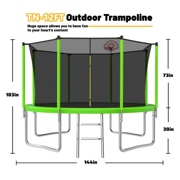 388 Jumpflex FLEX120 12FT Trampoline - Image 5