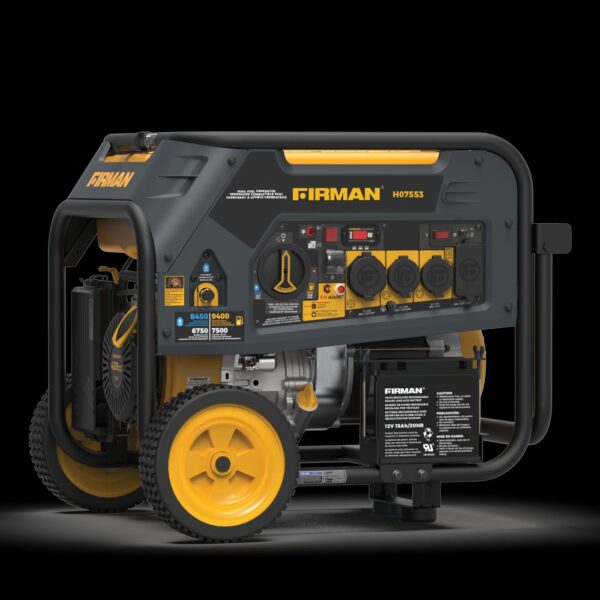 393 Firman H07553 7500/9400W Dual Fuel Generator - Image 1