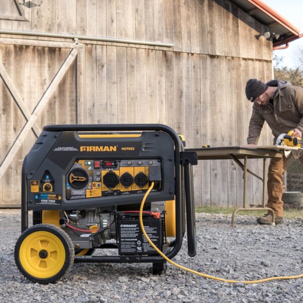 395 Firman H07553 7500/9400W Dual Fuel Generator - Image 3