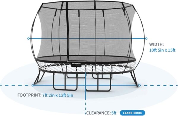 404 Trampolines Ireland Springfree Trampoline 8 x 13ft Oval - Image 3