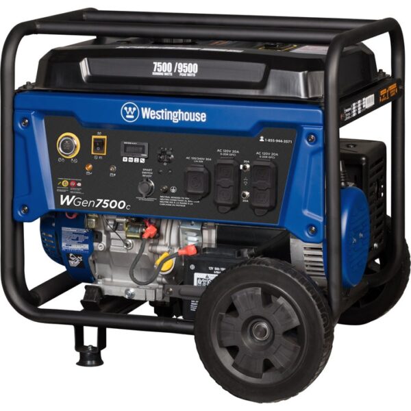 410 Westinghouse WGen7500c 9500 Peak Watt Portable Generator - Image 5