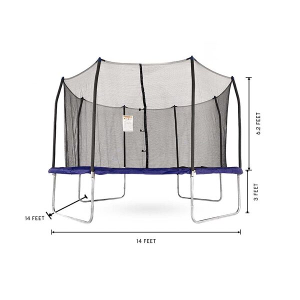 420 Skywalker Trampolines 14' Square Trampoline with Enclosure - Image 2