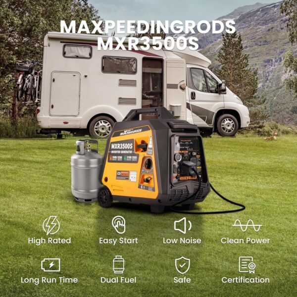 428 Maxpeedingrods 3500 Watt Portable Super Quite Electric Machine - Image 5
