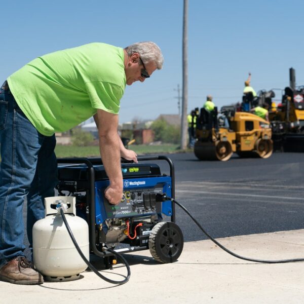 437 Westinghouse WGen7500DF Dual Fuel Portable Generator - Image 3