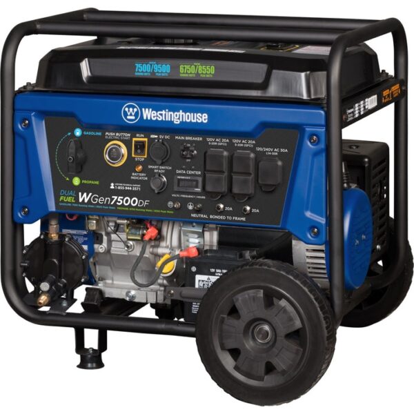 439 Westinghouse WGen7500DF Dual Fuel Portable Generator - Image 5