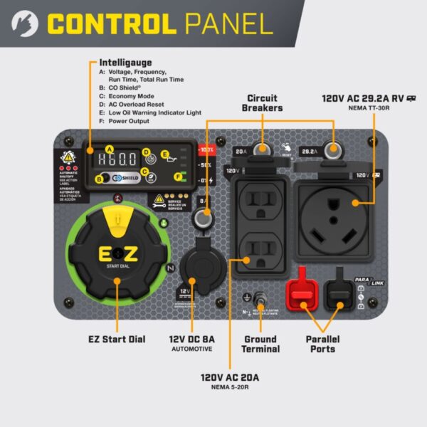 442 Champion 4500-Watt Portable Inverter Generator - Image 2