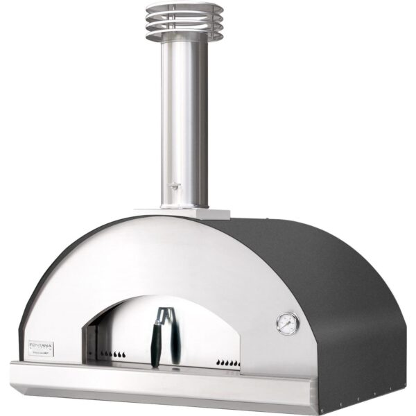 446213eecf3f176cb5b5cb80acf8e189 Fontana Forni Mangiafuoco Wood-Fired Pizza Oven - Anthracite - FTMF-A - Image 1