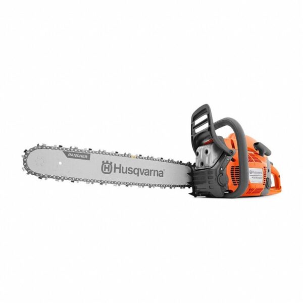 455RancherMain__AWSG_v2 HUSQVARNA Gas-Powered Chainsaw: 20 in Bar Lg, Rear Handle, Auto Chain Oiler, 3.5 hp Horsepower - Image 11