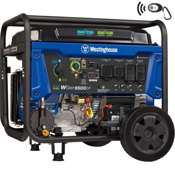 494 Westinghouse WGen9500DF Portable Generator - Image 1