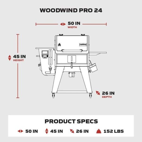 498 Camp Chef Woodwind Pro 24 Pellet Grill - Image 6