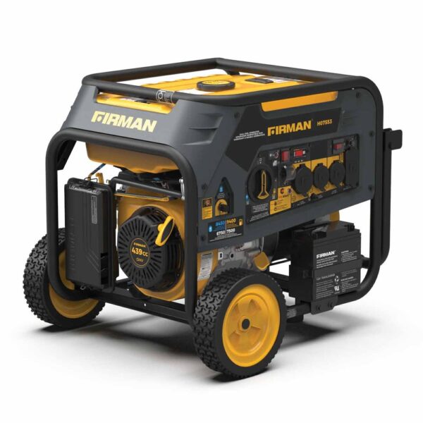 518 Firman H07553 7500W/9400W Dual Fuel Portable Generator - Image 3