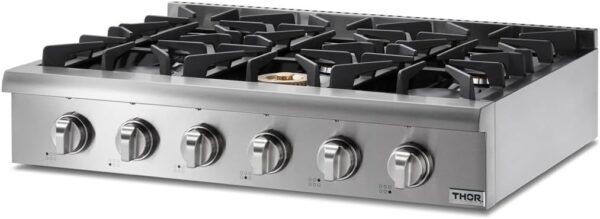 51wp1u+EKXL._AC_SL1500_ Thor Kitchen 36 Inch Gas Rangetop HRT3618U - Image 5