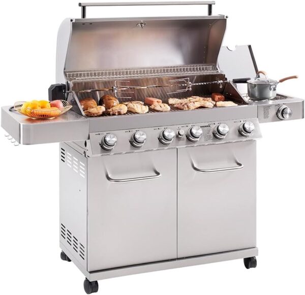 51ymlS32-YL._AC_SL1000_ Monument Grills 6-Burner Propane Gas Grill 77352 - Image 8