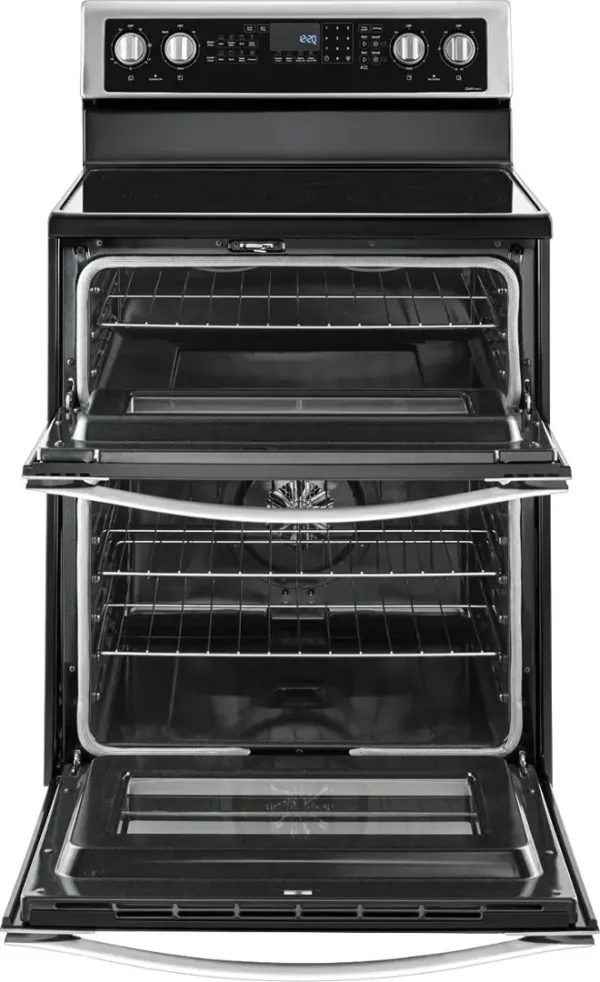5204200cv2d Whirlpool 6.7 Cu. Ft. Electric Double Oven Range with True Convection - Image 4
