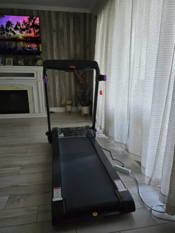 535 Costway SuperFit 3HP Folding Electric Treadmill Running Machine w/ Speaker - Image 3