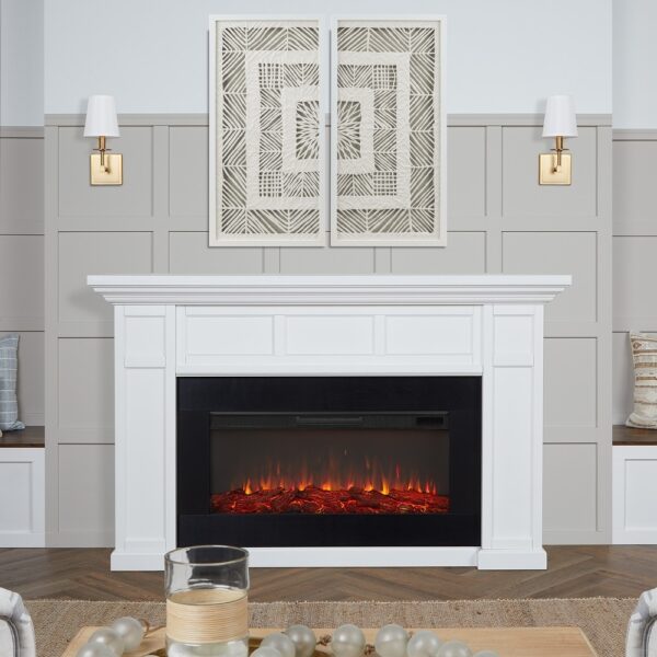 54 Real Flame Alcott 75" Landscape Electric Fireplace - Image 8