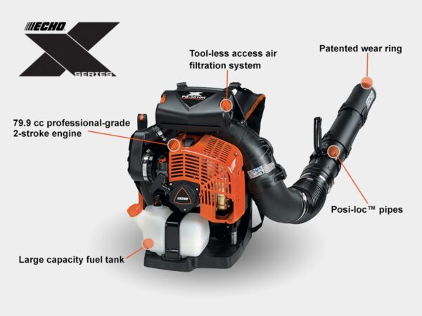 563 ECHO X Series Backpack Blower PB-9010H - Image 3